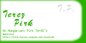 terez pirk business card